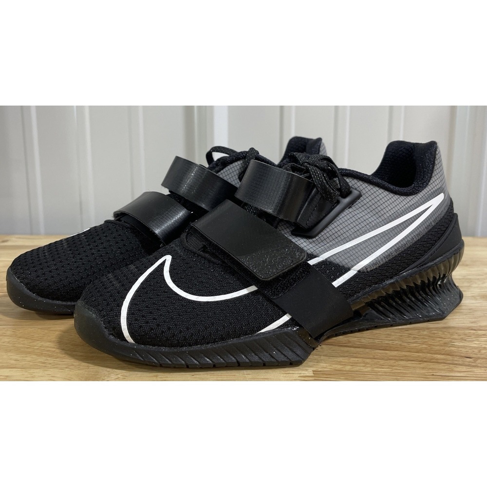 Nike Black White Training Shoes with Dual Straps